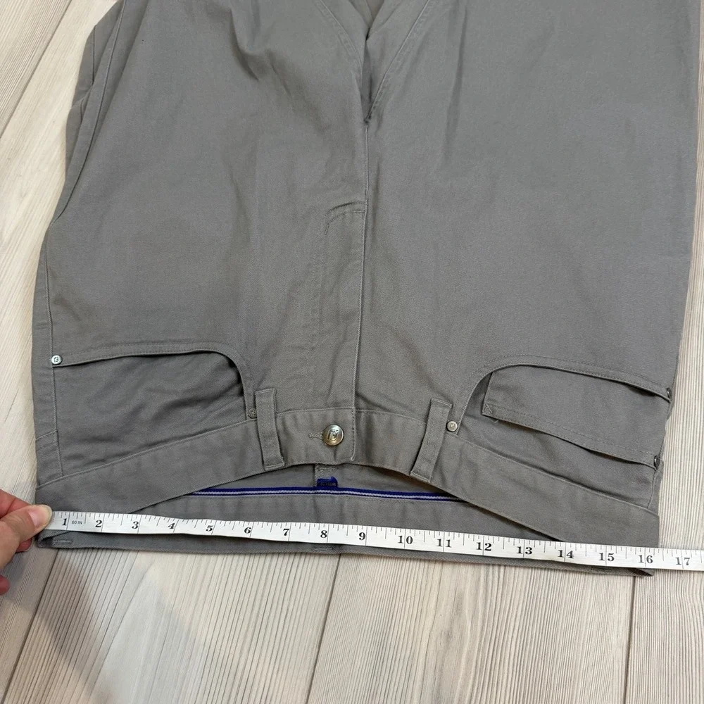 Lot Of 2 Mens Footjoy Straight‎ Leg Grays Pants 33x32 Pockets